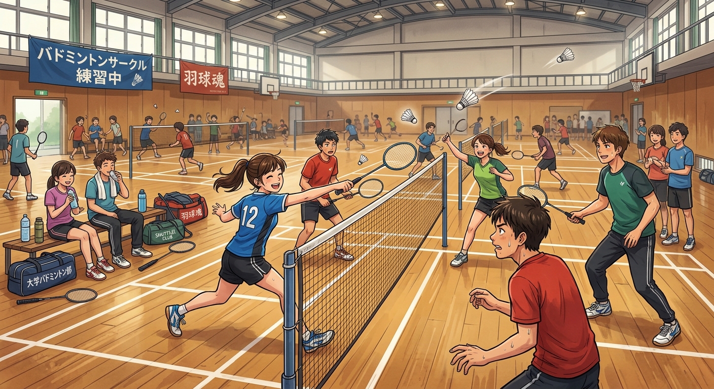 あきる野市学生バドミントンサークル